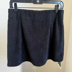 Halara Black Corduroy Skort - Size Medium NWT